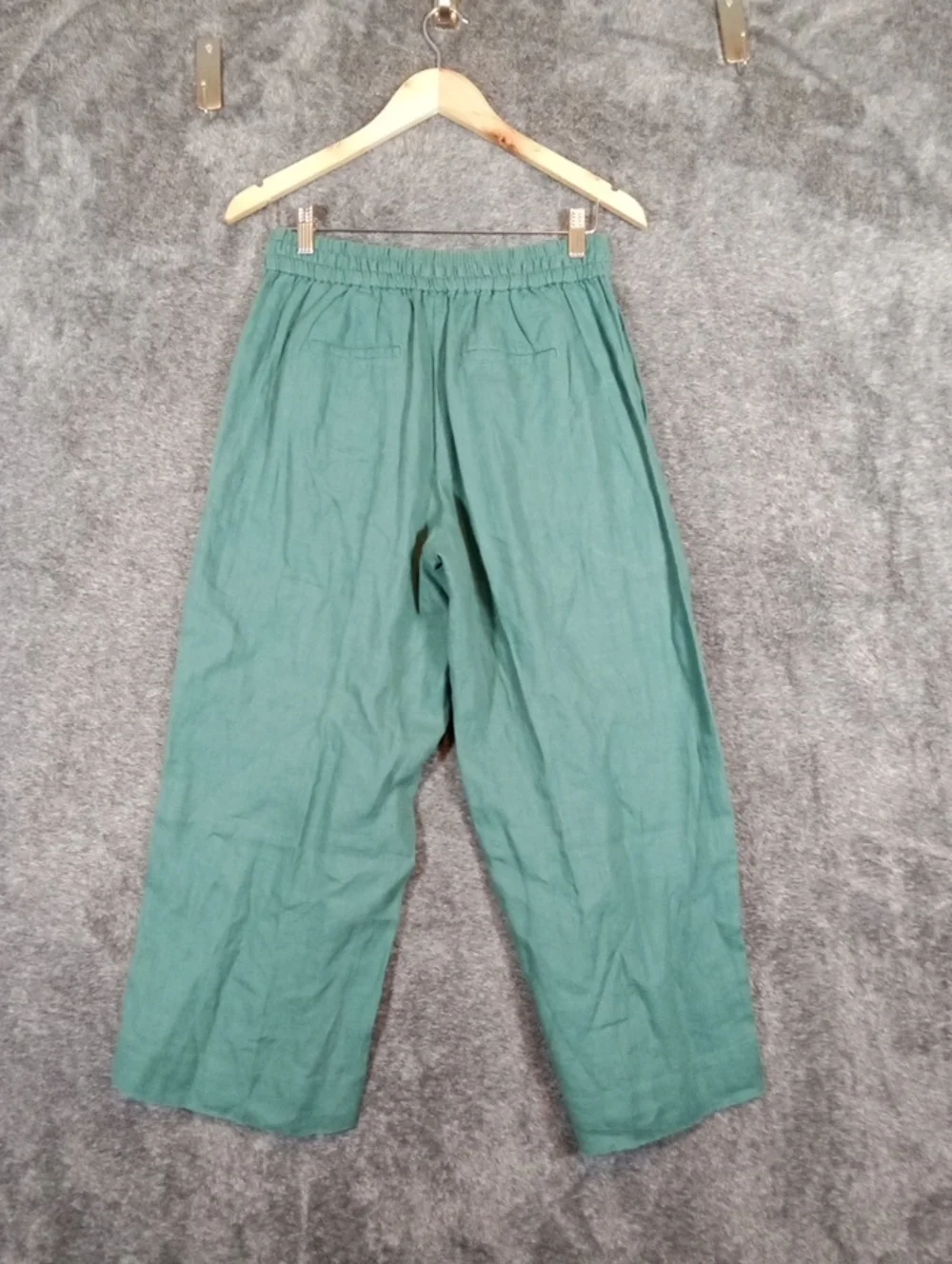 J Jrew Wide Leg Seaside Linen Womens Pant Pull On Casual Chic Vacation Size Smal